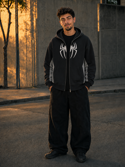 Ash Black worn on the street
