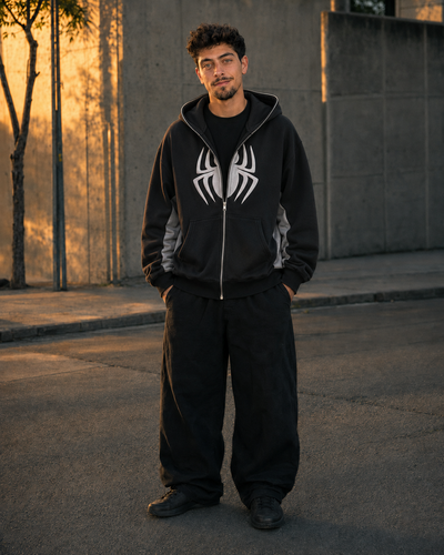 Ash Black worn on the street