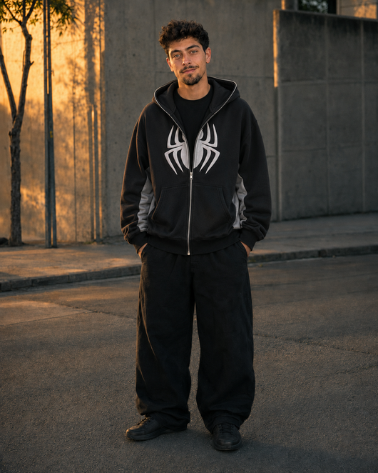 Ash Black worn on the street