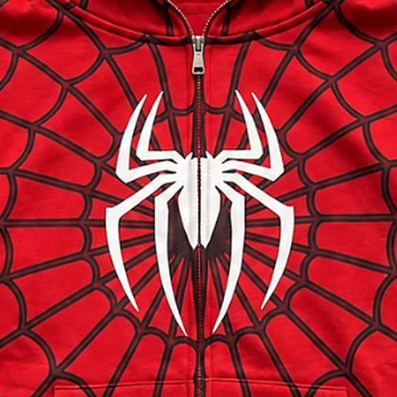 Close-up of the Sam Brown air-layer fabric and web print